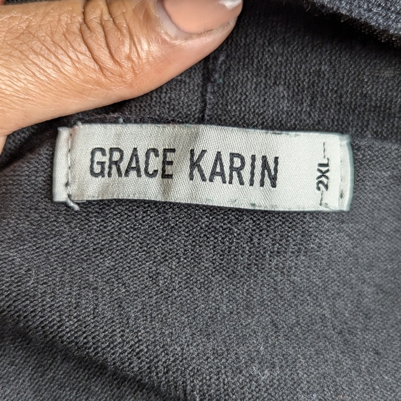 Grace Karin| Open Front Long Sleeve Cardigan - Picture 5 of 7